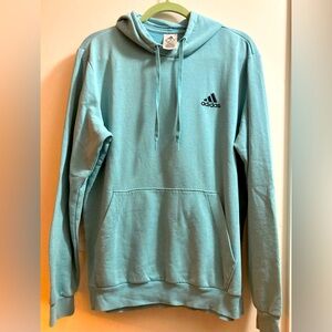 Mens Adidas Hoodie Light Teal Hoodie